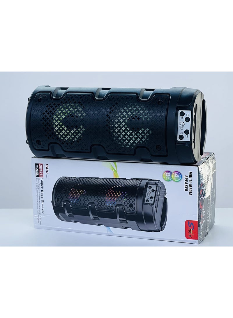 SING-E ZQS-4271 Wireless Portable Speaker | Dual Drivers, 1500mAh Battery - Image 3